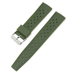 18mm, 20mm, 22mm Tropical Rubber Strap for Oris, Seiko, Citizen - Quick Release Silicone Watch Band - STRAPS
