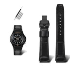 19mm Cowhide Wristband for Casio FT-500W/AW-80V/W-89H - Retro Waterproof Strap - STRAPS
