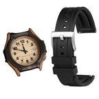 19mm Rubber Silicone Watch Band for Casio Forester FT-500WC/AW-80V - Waterproof Sport Strap - STRAPS