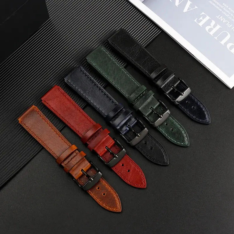 19mm Vintage Nylon & Leather Watch Strap for Casio FT-500WC/AW-80V/W-89H - STRAPS