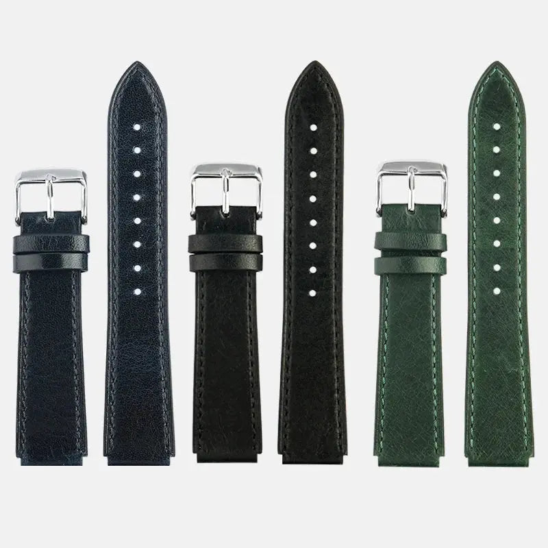 19mm Vintage Nylon & Leather Watch Strap for Casio FT-500WC/AW-80V/W-89H - STRAPS