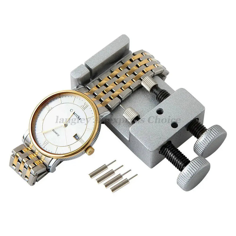 2-in-1 Metal Watch Repair Tool, Link Pin Remover & Strap Adjuster, Easy Use - STRAPS
