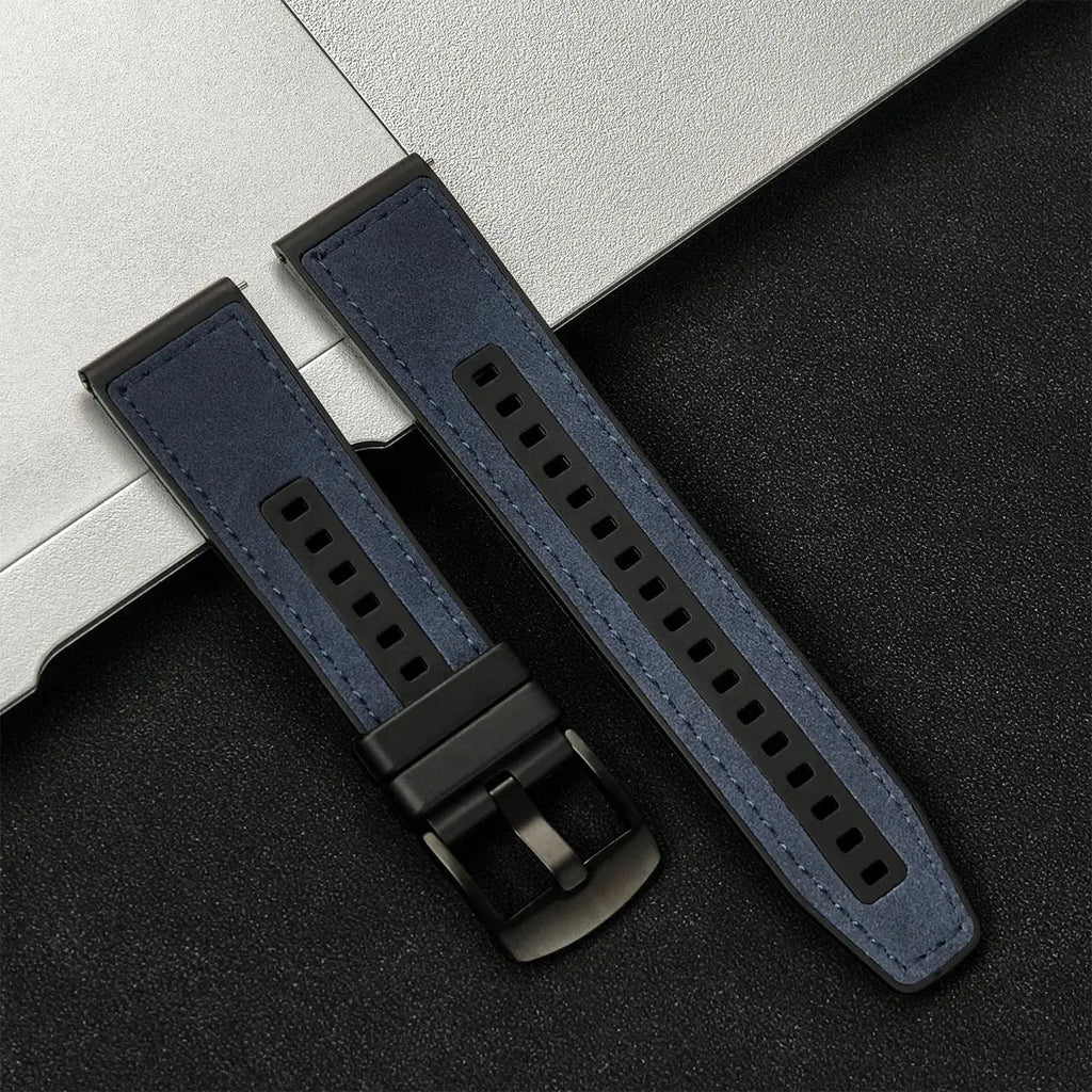 20/22mm Leather Strap for Samsung Galaxy Watch/Redmi Watch - Vintage Bracelet - STRAPS