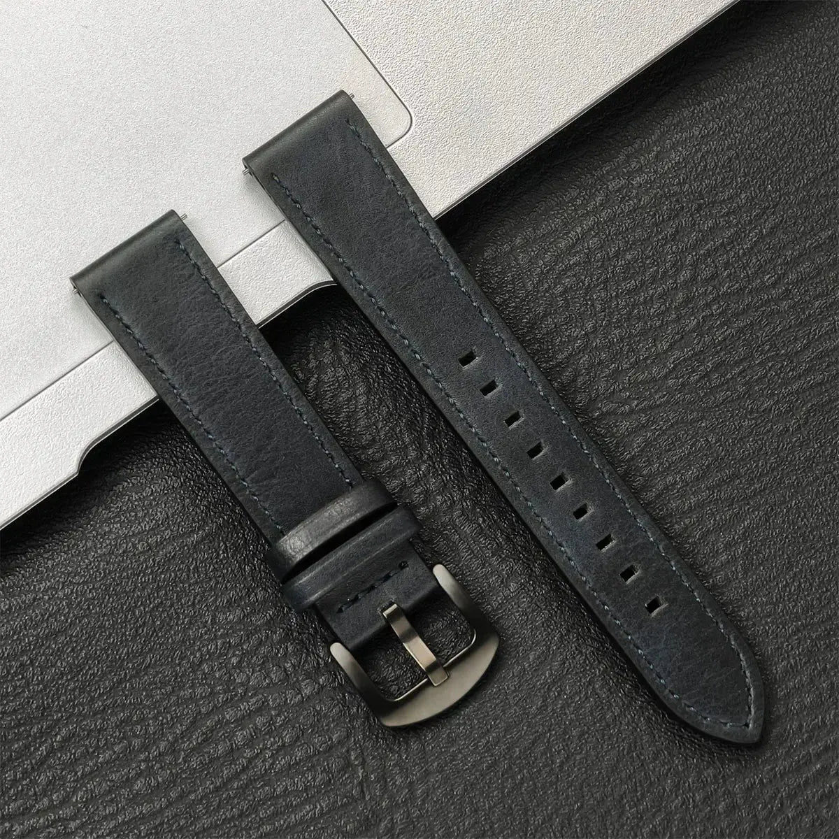 20/22mm Leather Strap for Samsung Galaxy Watch/Redmi Watch - Vintage Bracelet - STRAPS