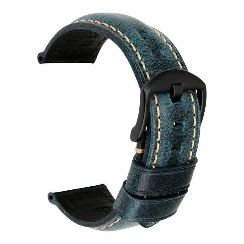 20mm 22mm 24mm Vintage Cow Leather Watch Strap for Panerai & Fossil – Genuine Leather Watchband STRAPS