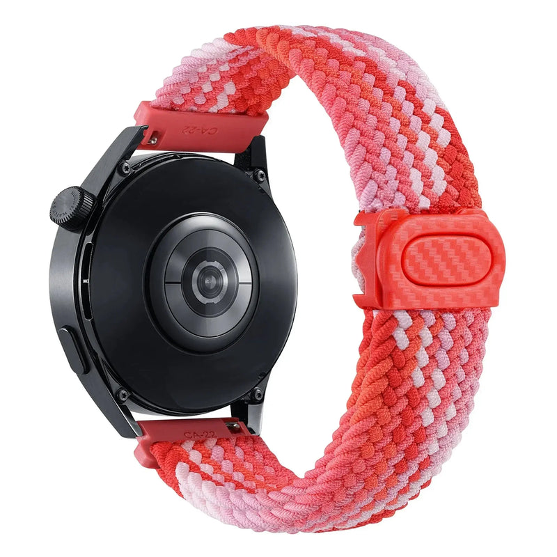 20mm/22mm Braided Nylon Loop Strap for Samsung Galaxy, Huawei GT: Selection One STRAPS