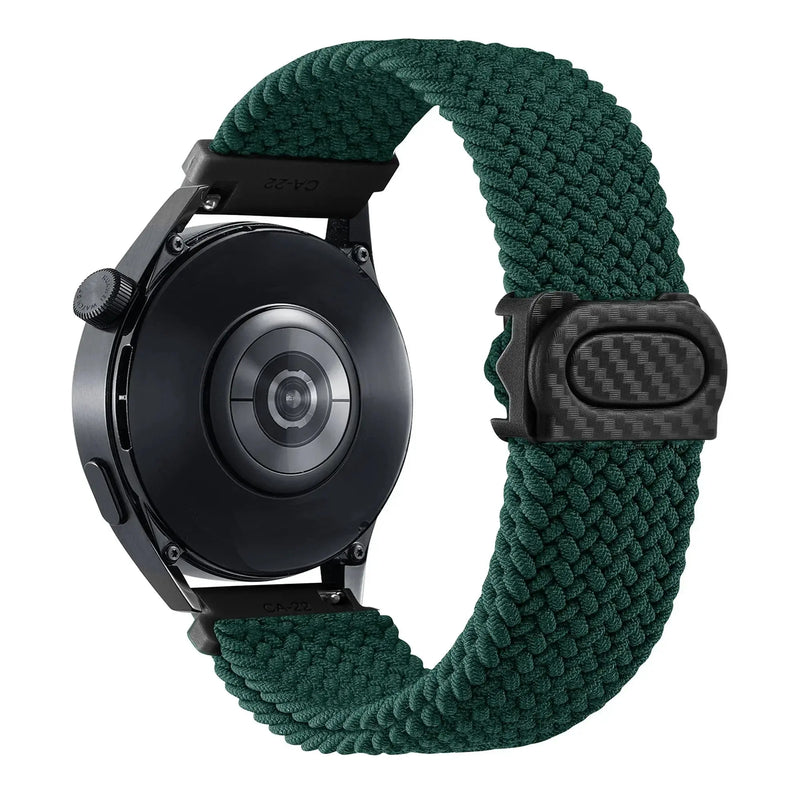 20mm/22mm Braided Nylon Loop Strap for Samsung Galaxy, Huawei GT: Selection One STRAPS