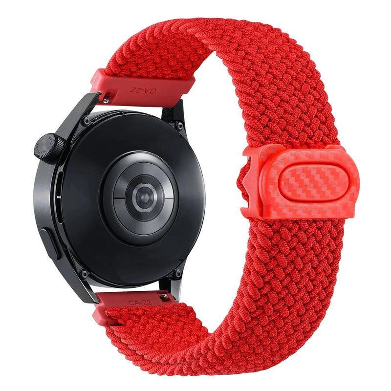 20mm/22mm Braided Nylon Loop Strap for Samsung Galaxy, Huawei GT: Selection One STRAPS
