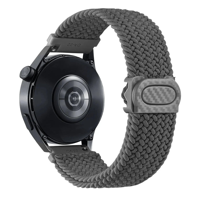 20mm/22mm Braided Nylon Loop Strap for Samsung Galaxy, Huawei GT: Selection One STRAPS