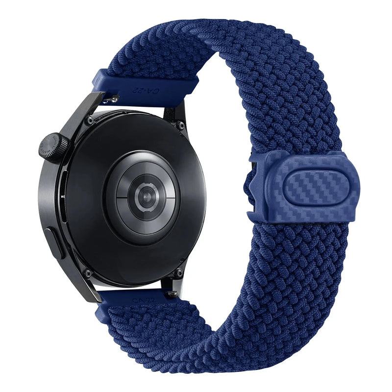 20mm/22mm Braided Nylon Loop Strap for Samsung Galaxy, Huawei GT: Selection One STRAPS