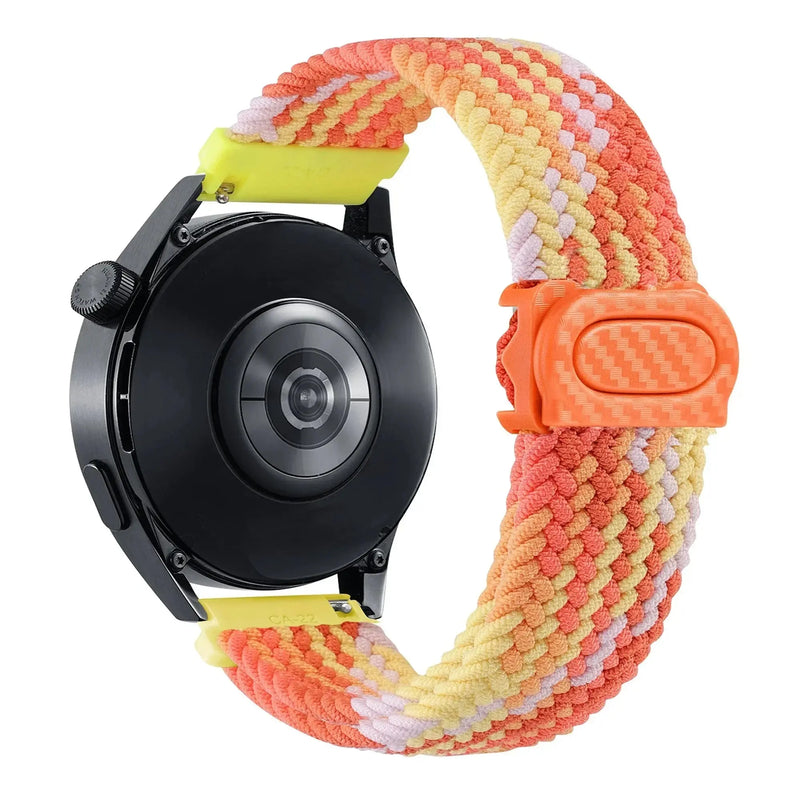 20mm/22mm Braided Nylon Loop Strap for Samsung Galaxy, Huawei GT: Selection One STRAPS