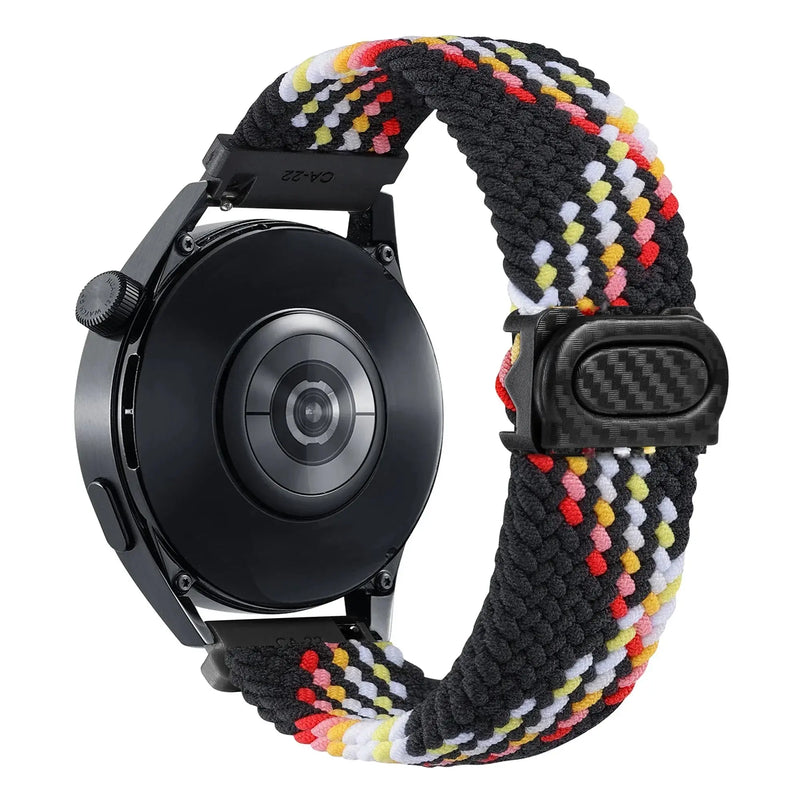 20mm/22mm Braided Nylon Loop Strap for Samsung Galaxy, Huawei GT: Selection One STRAPS