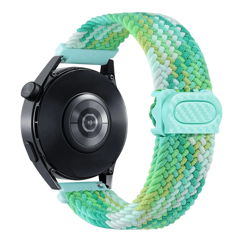 20mm/22mm Braided Nylon Loop Strap for Samsung Galaxy, Huawei GT: Selection One STRAPS