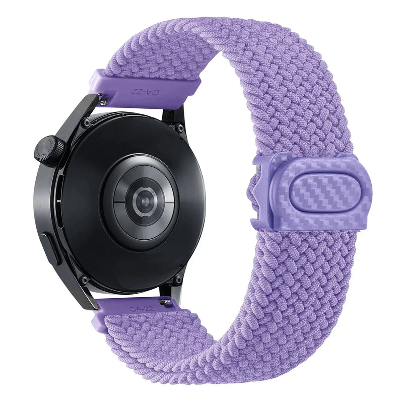 20mm/22mm Braided Nylon Loop Strap for Samsung Galaxy, Huawei GT: Selection One STRAPS