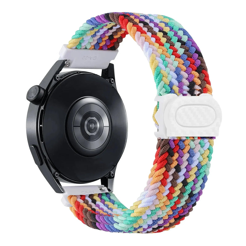 20mm/22mm Braided Nylon Loop Strap for Samsung Galaxy, Huawei GT: Selection One STRAPS