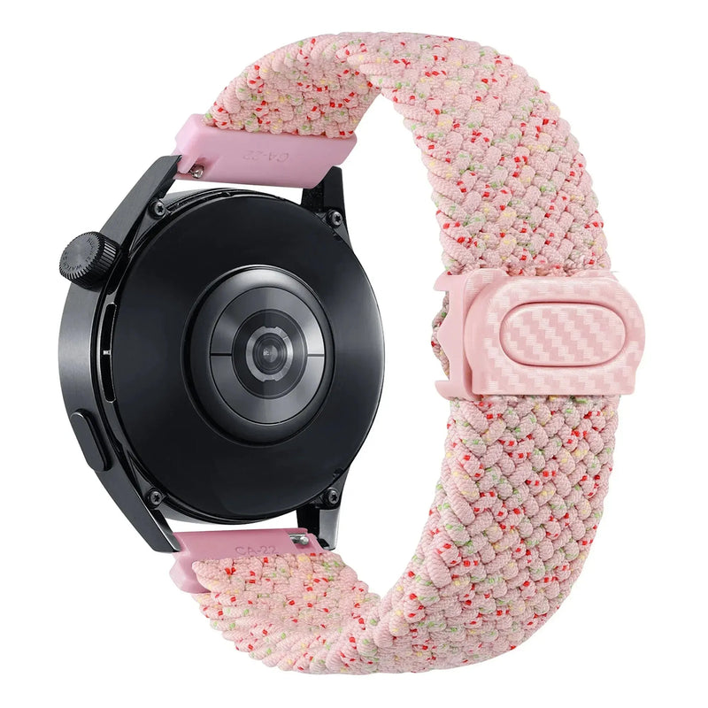 20mm/22mm Braided Nylon Loop Strap for Samsung Galaxy, Huawei GT: Selection One STRAPS