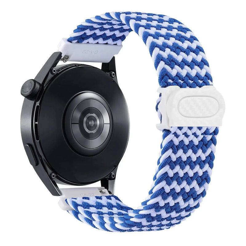 20mm/22mm Braided Nylon Loop Strap for Samsung Galaxy, Huawei GT: Selection One STRAPS