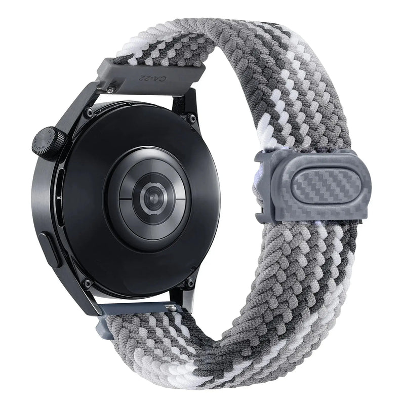 20mm/22mm Braided Nylon Loop Strap for Samsung Galaxy, Huawei GT: Selection One STRAPS