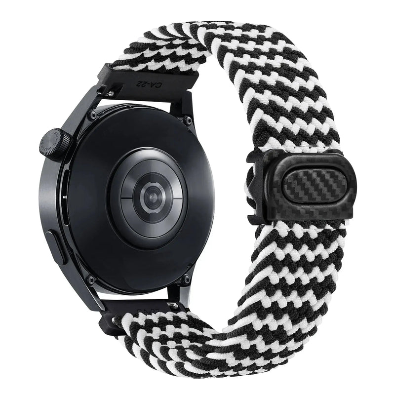 20mm/22mm Braided Nylon Loop Strap for Samsung Galaxy, Huawei GT: Selection One STRAPS