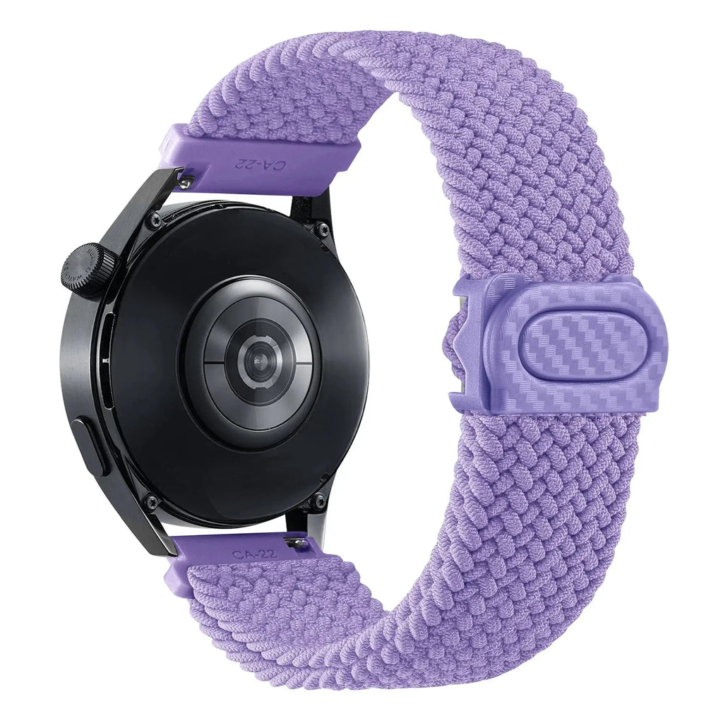 20mm/22mm Braided Nylon Loop Strap for Samsung Galaxy, Huawei GT: Selection Two STRAPS