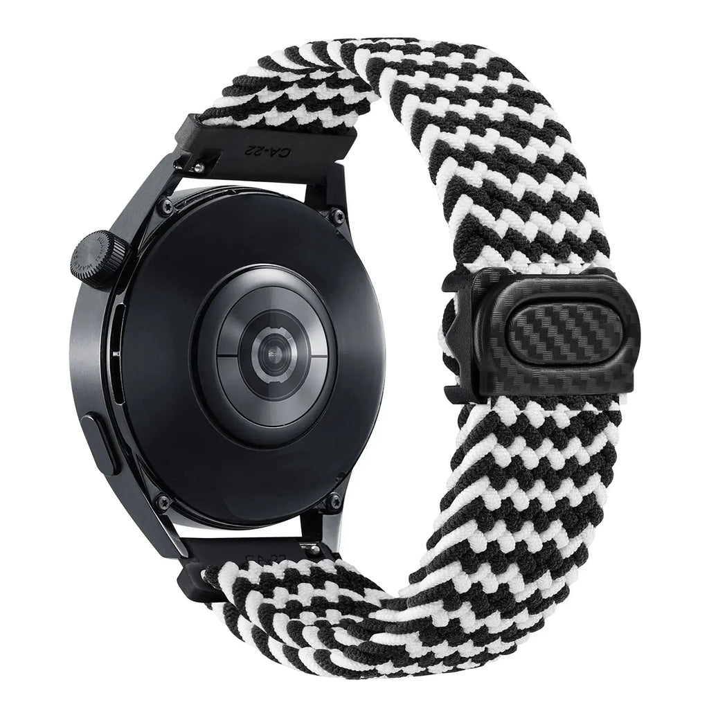 20mm/22mm Braided Nylon Loop Strap for Samsung Galaxy, Huawei GT: Selection Two STRAPS