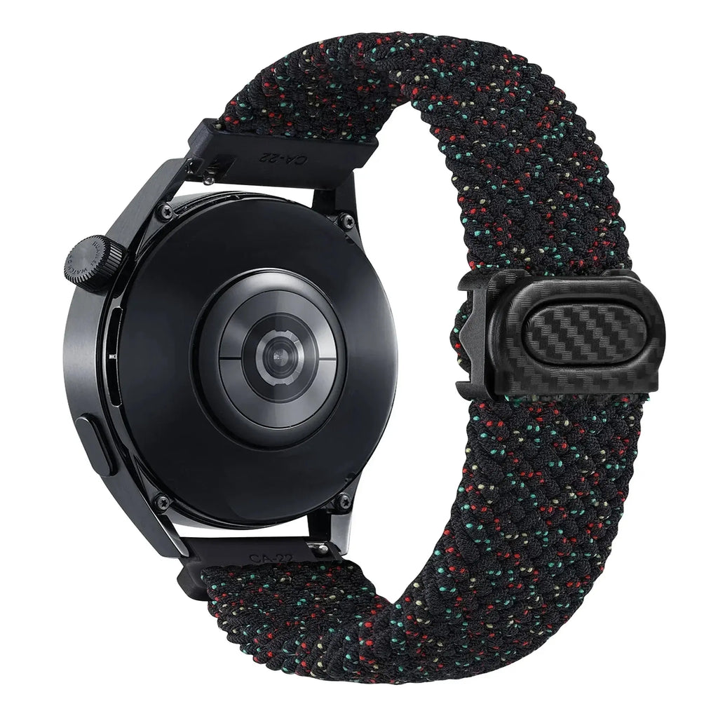 20mm/22mm Braided Nylon Loop Strap for Samsung Galaxy, Huawei GT: Selection Two STRAPS