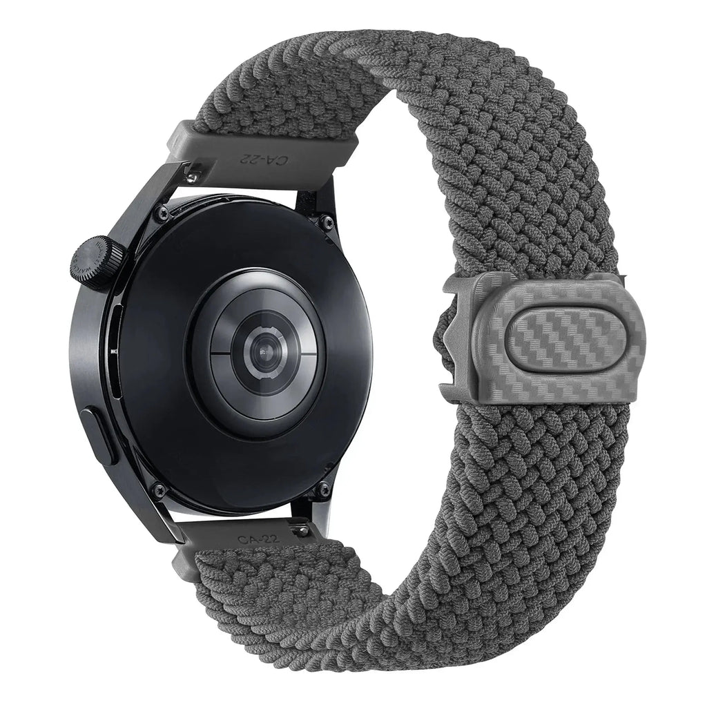 20mm/22mm Braided Nylon Loop Strap for Samsung Galaxy, Huawei GT: Selection Two STRAPS