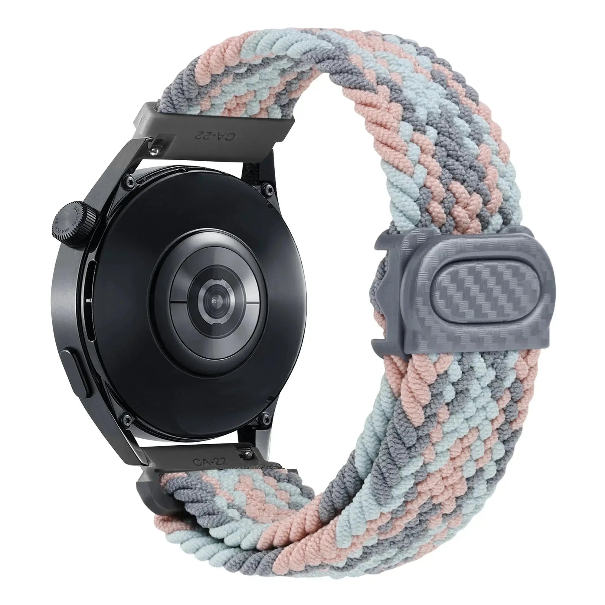 20mm/22mm Braided Nylon Loop Strap for Samsung Galaxy, Huawei GT: Selection Two STRAPS