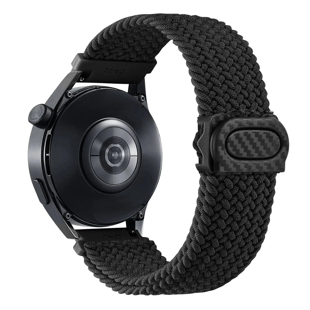 20mm/22mm Braided Nylon Loop Strap for Samsung Galaxy, Huawei GT: Selection Two STRAPS