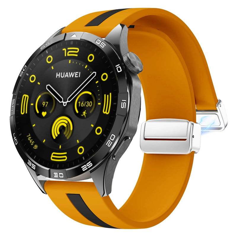 20mm 22mm Magnetic Buckle Strap for Samsung Galaxy Watch 6/5/4 Huawei GT4/3/2 Pro Garmin Vivoactive4 - STRAPS