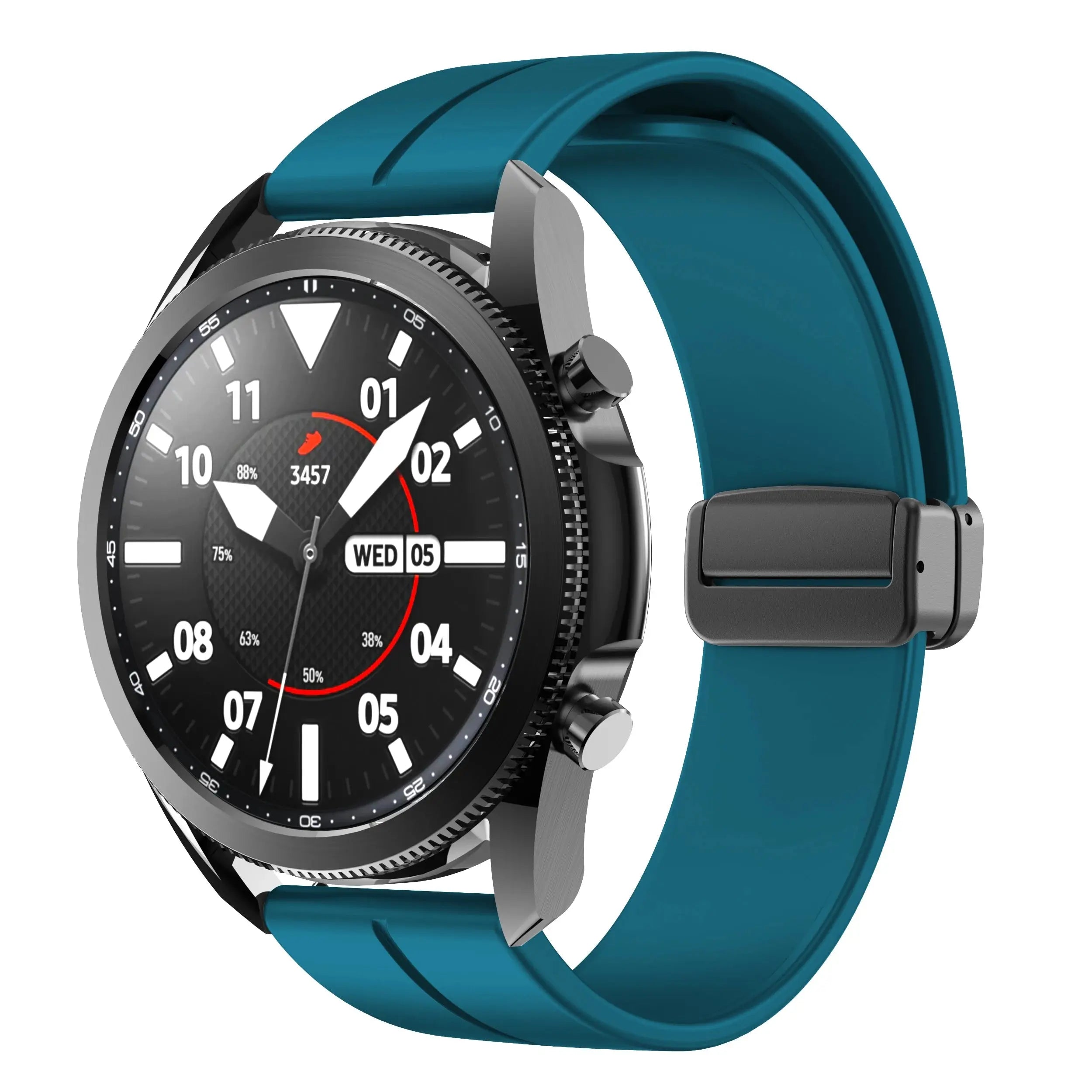 20mm 22mm Magnetic Buckle Strap for Samsung Galaxy Watch 6/5/4 Huawei GT4/3/2 Pro Garmin Vivoactive4 - STRAPS