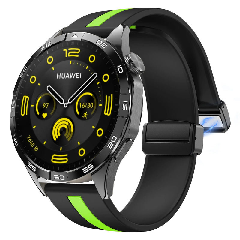 20mm 22mm Magnetic Buckle Strap for Samsung Galaxy Watch 6/5/4 Huawei GT4/3/2 Pro Garmin Vivoactive4 - STRAPS