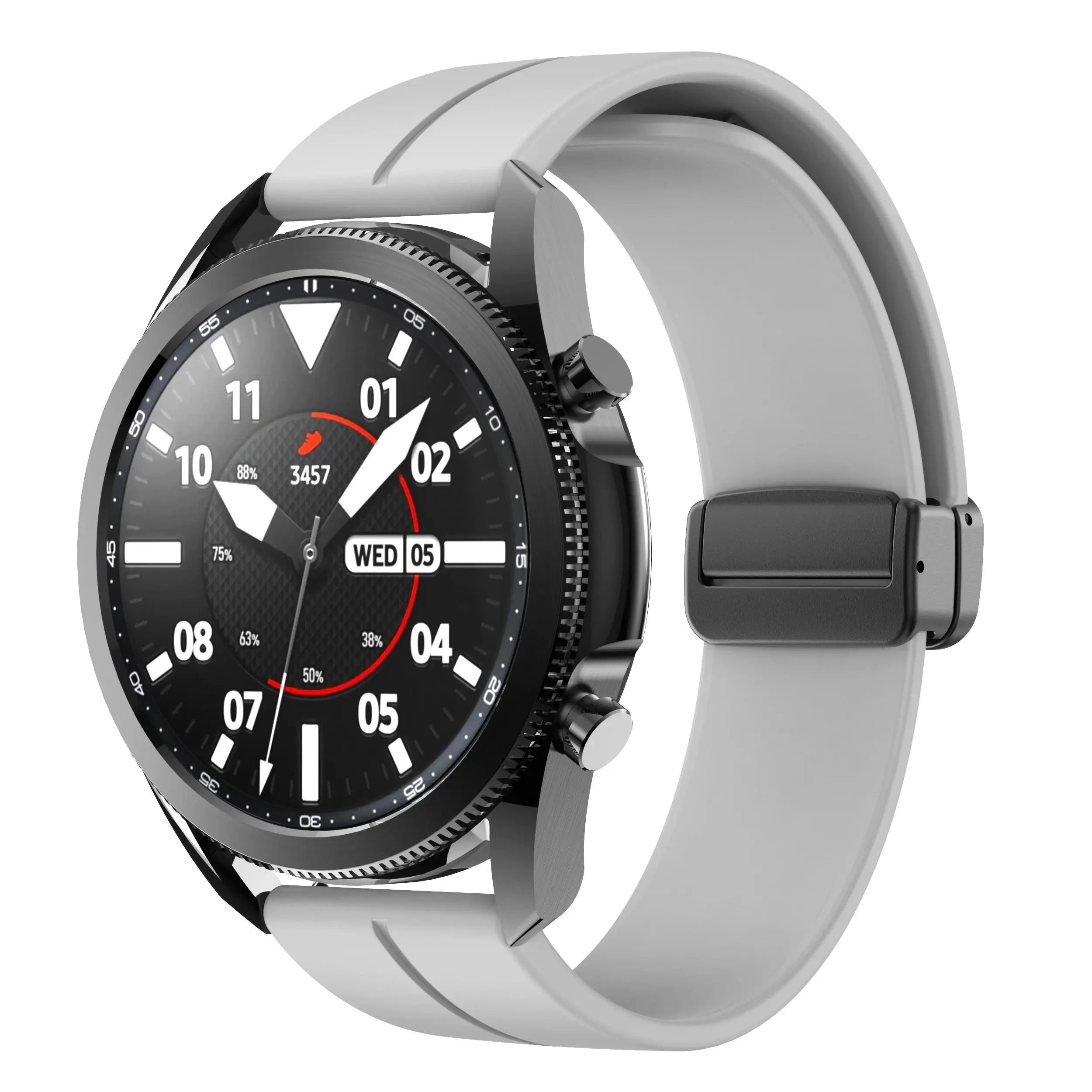 20mm 22mm Magnetic Buckle Strap for Samsung Galaxy Watch 6/5/4 Huawei GT4/3/2 Pro Garmin Vivoactive4 - STRAPS