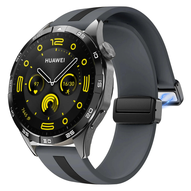 20mm 22mm Magnetic Buckle Strap for Samsung Galaxy Watch 6/5/4 Huawei GT4/3/2 Pro Garmin Vivoactive4 - STRAPS