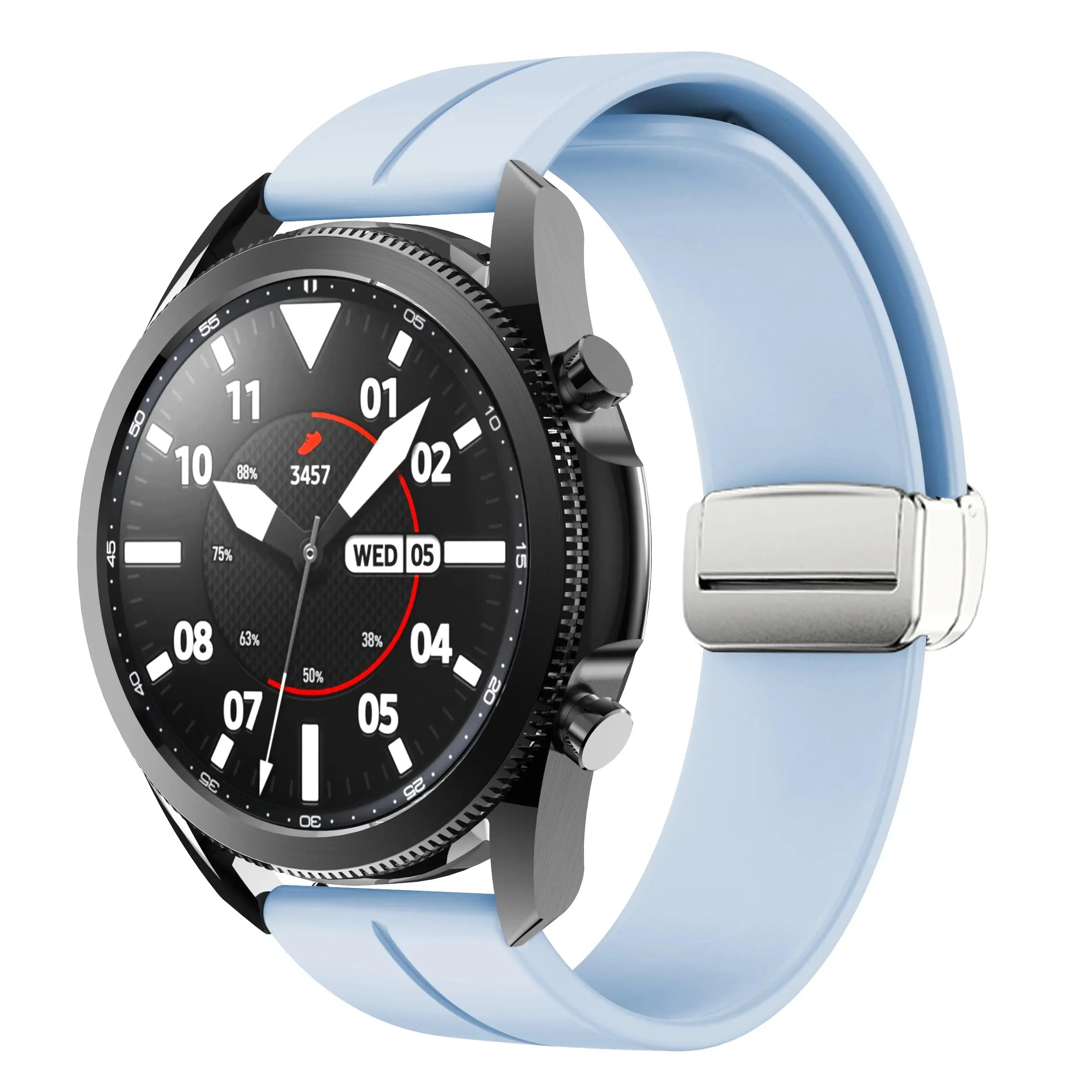 20mm 22mm Magnetic Buckle Strap for Samsung Galaxy Watch 6/5/4 Huawei GT4/3/2 Pro Garmin Vivoactive4 - STRAPS
