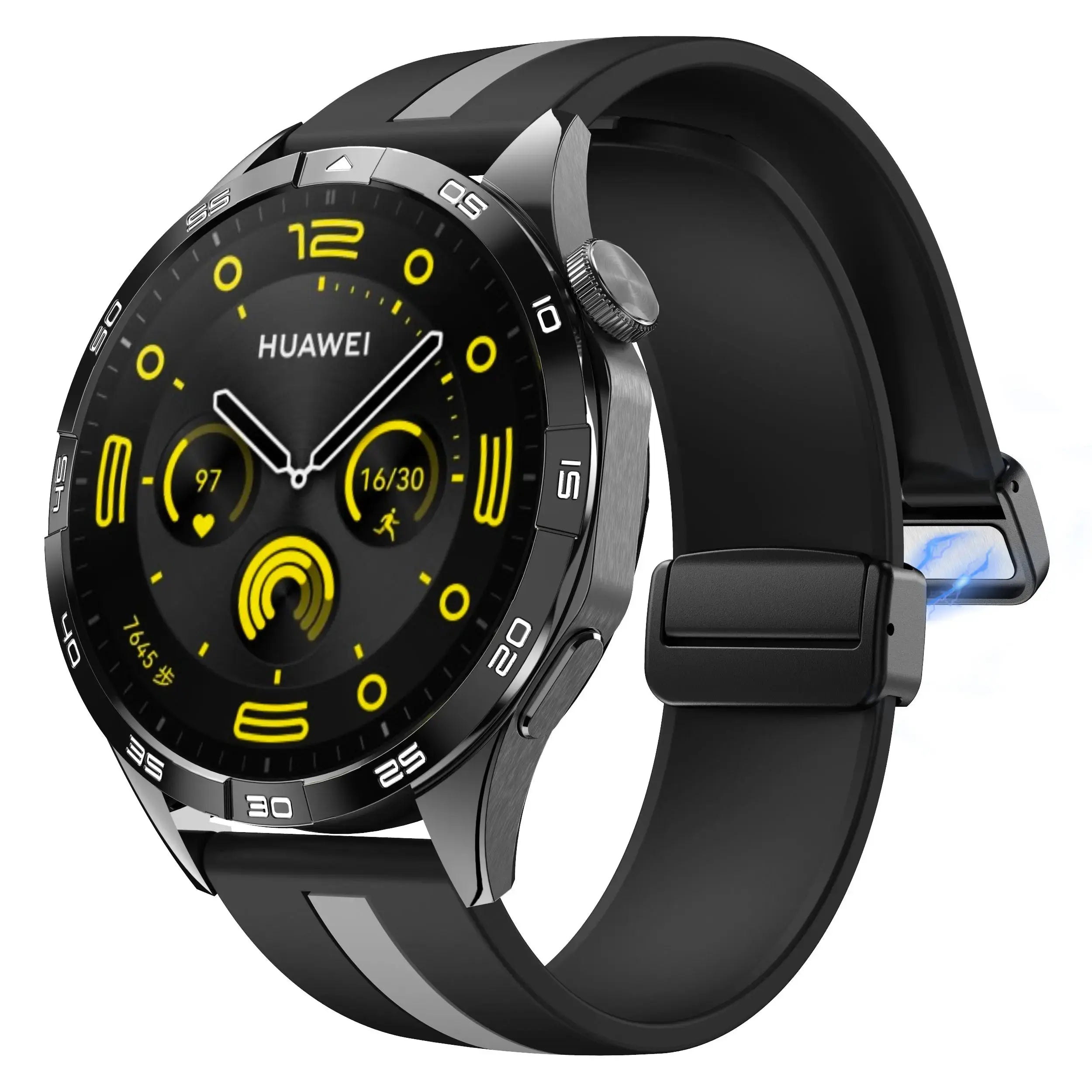20mm 22mm Magnetic Buckle Strap for Samsung Galaxy Watch 6/5/4 Huawei GT4/3/2 Pro Garmin Vivoactive4 - STRAPS