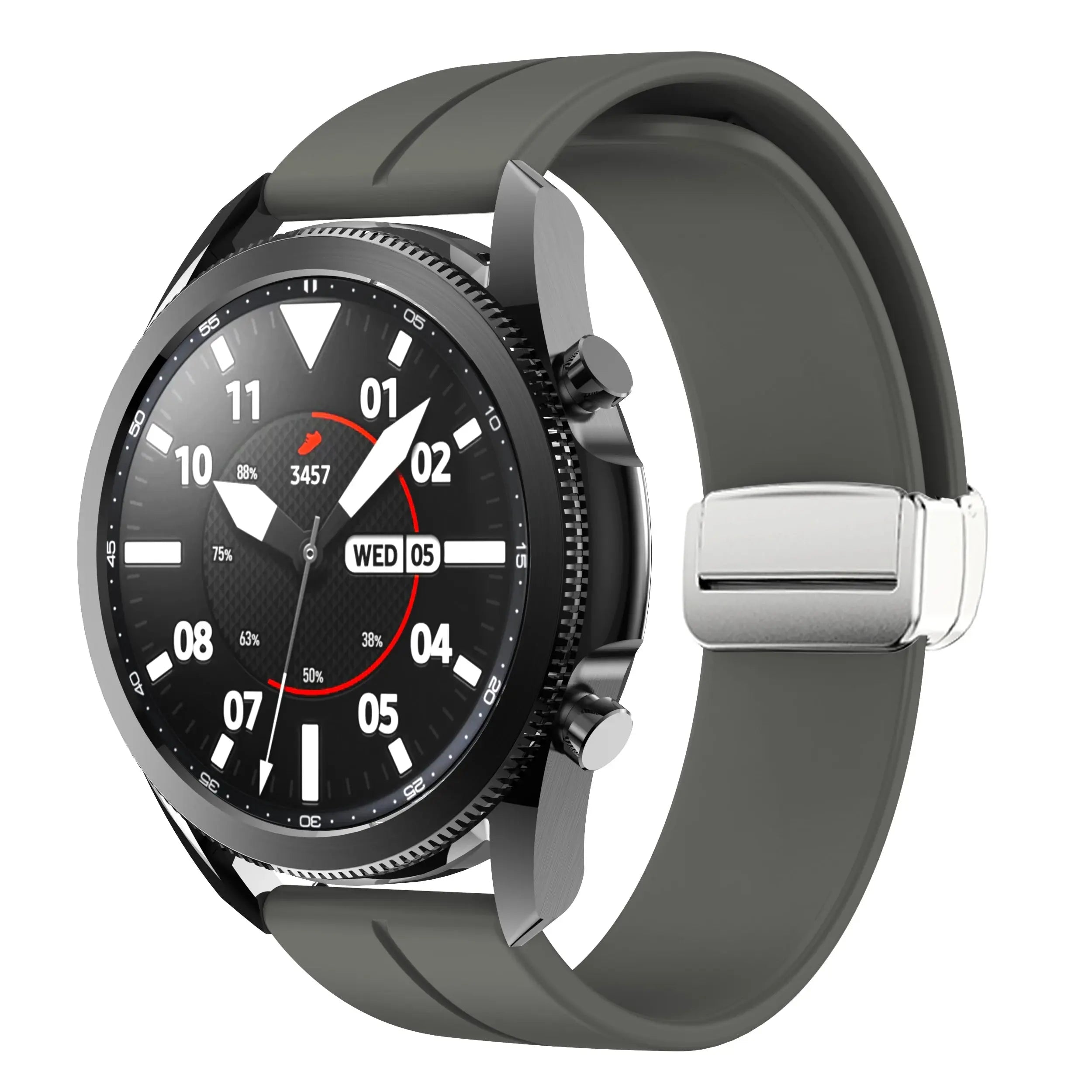 20mm 22mm Magnetic Buckle Strap for Samsung Galaxy Watch 6/5/4 Huawei GT4/3/2 Pro Garmin Vivoactive4 - STRAPS