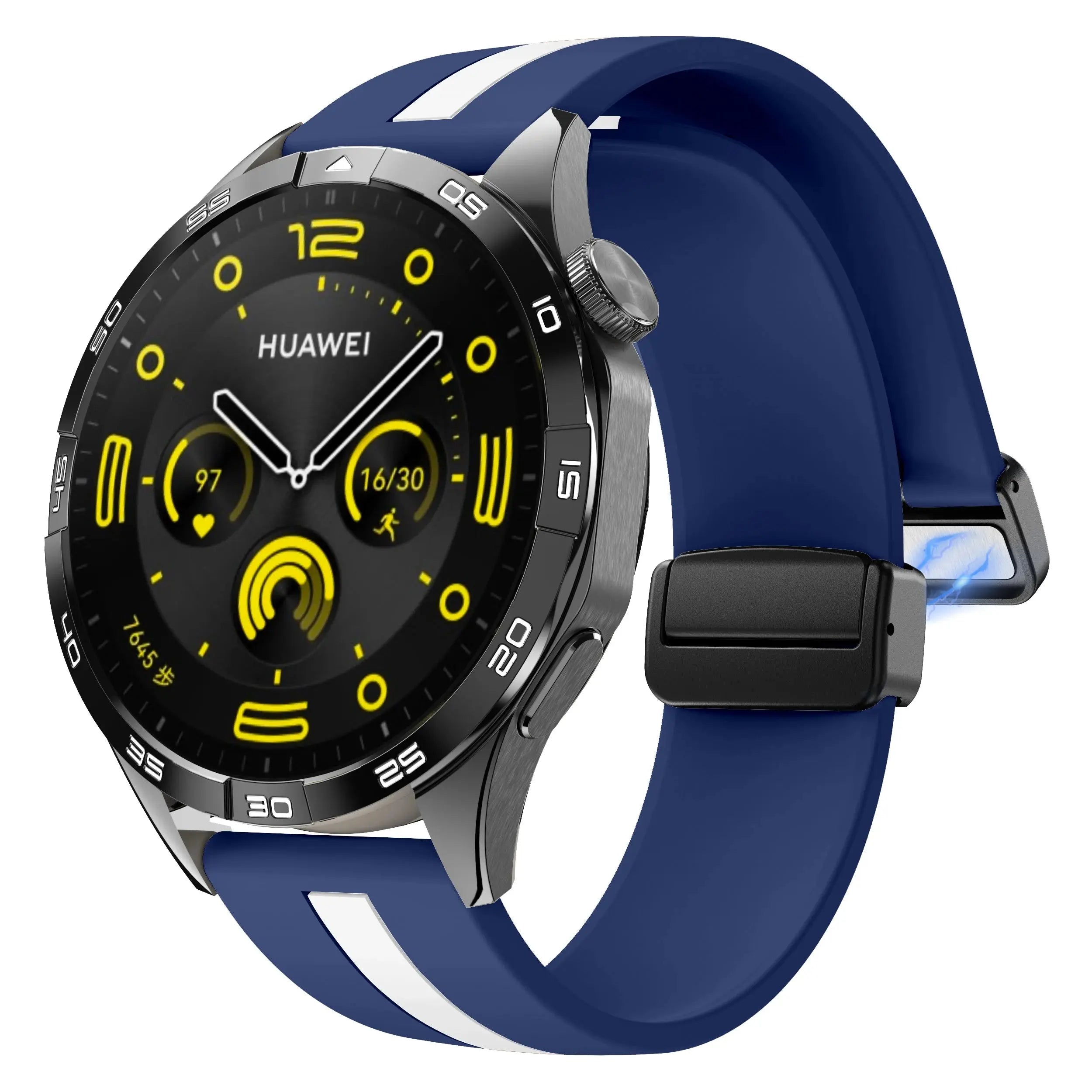 20mm 22mm Magnetic Buckle Strap for Samsung Galaxy Watch 6/5/4 Huawei GT4/3/2 Pro Garmin Vivoactive4 - STRAPS