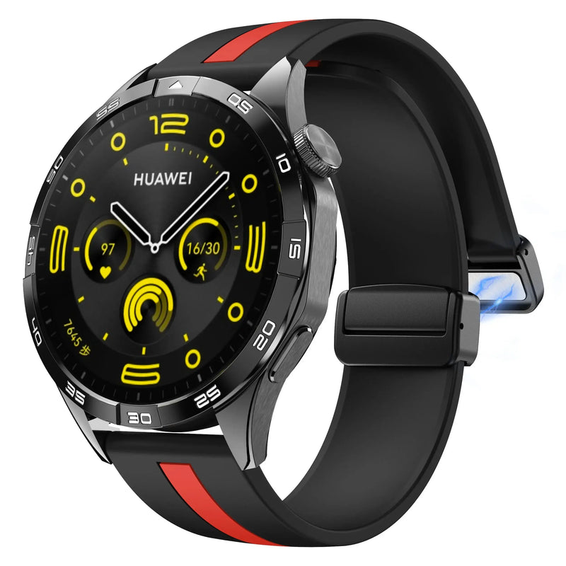 20mm 22mm Magnetic Buckle Strap for Samsung Galaxy Watch 6/5/4 Huawei GT4/3/2 Pro Garmin Vivoactive4 - STRAPS