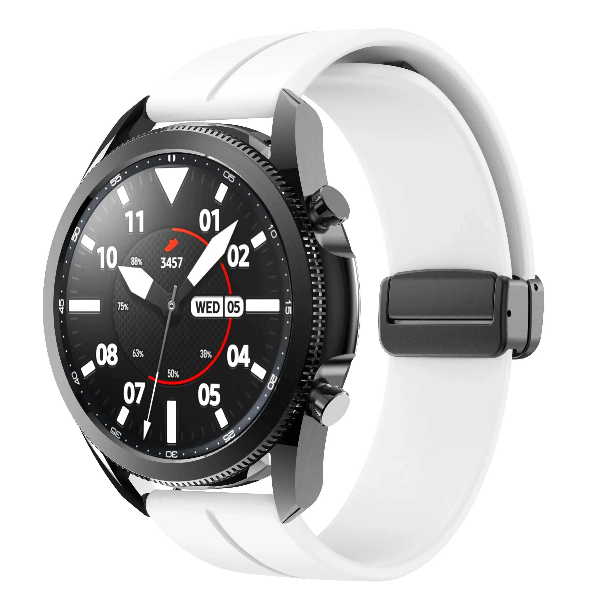 20mm 22mm Magnetic Buckle Strap for Samsung Galaxy Watch 6/5/4 Huawei GT4/3/2 Pro Garmin Vivoactive4 - STRAPS