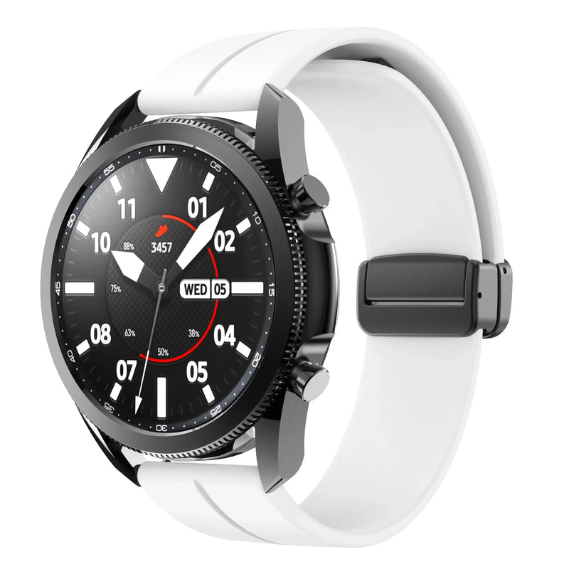20mm 22mm Magnetic Buckle Strap for Samsung Galaxy Watch 6/5/4 Huawei GT4/3/2 Pro Garmin Vivoactive4 - STRAPS