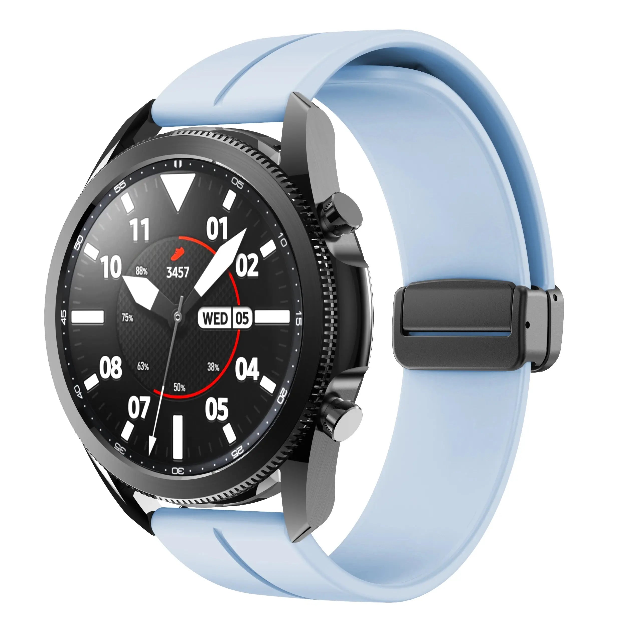 20mm 22mm Magnetic Buckle Strap for Samsung Galaxy Watch 6/5/4 Huawei GT4/3/2 Pro Garmin Vivoactive4 - STRAPS