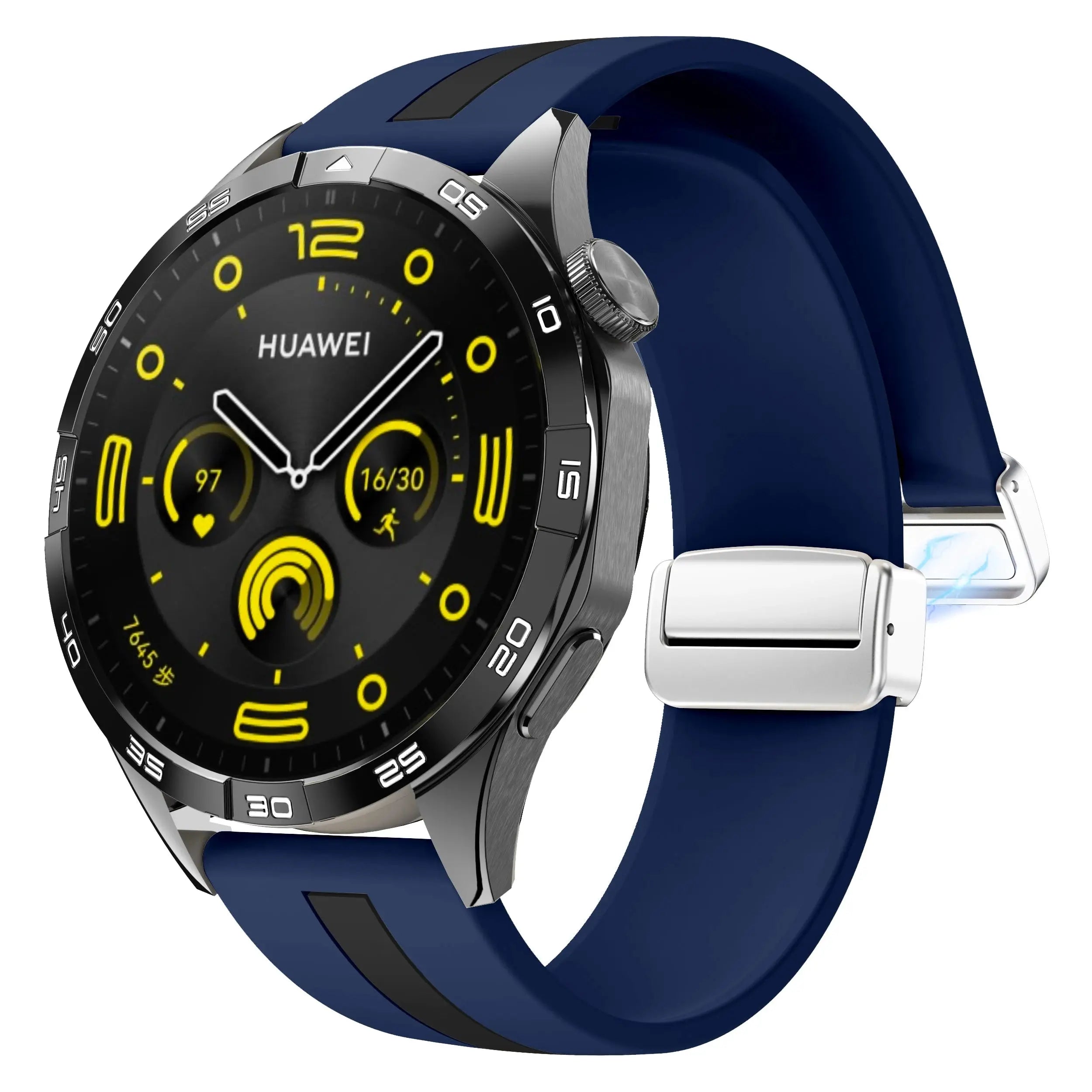 20mm 22mm Magnetic Buckle Strap for Samsung Galaxy Watch 6/5/4 Huawei GT4/3/2 Pro Garmin Vivoactive4 - STRAPS