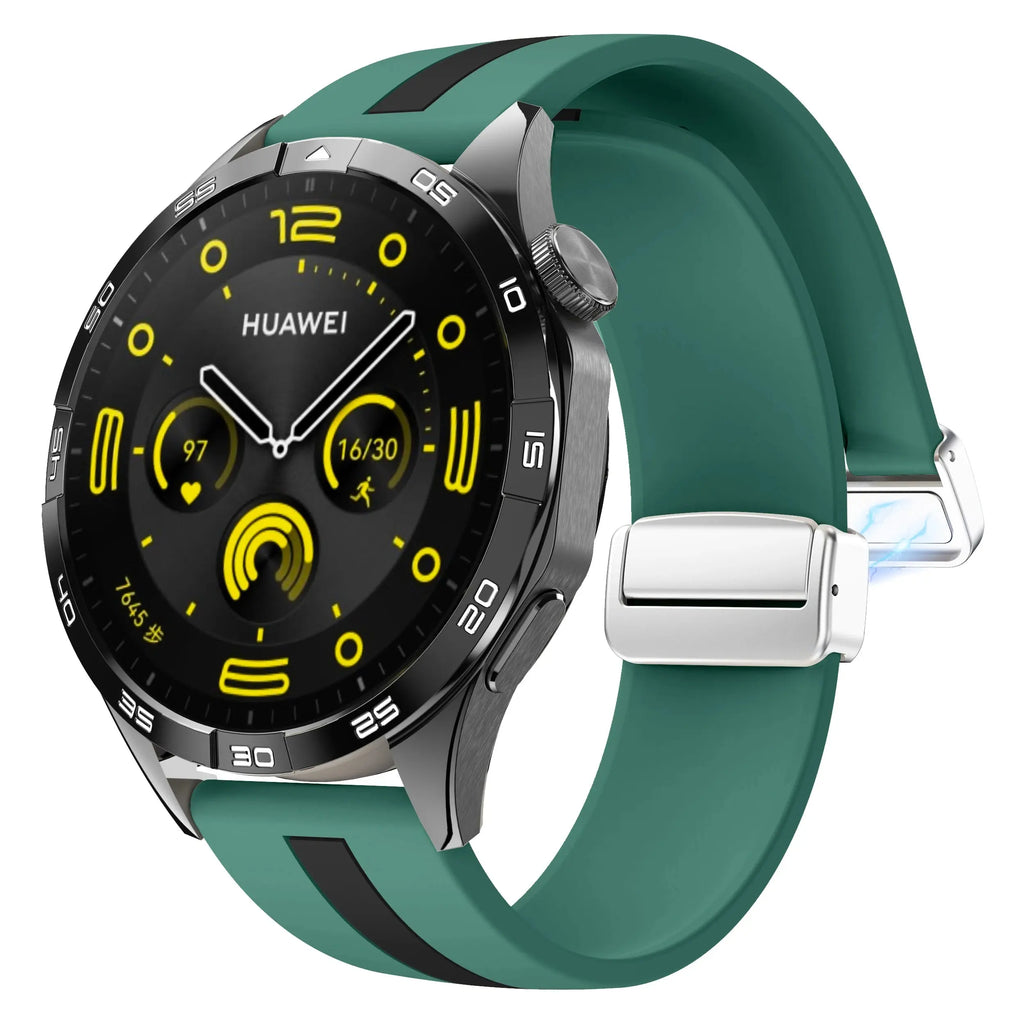 20mm 22mm Magnetic Buckle Strap for Samsung Galaxy Watch 6/5/4 Huawei GT4/3/2 Pro Garmin Vivoactive4 - STRAPS