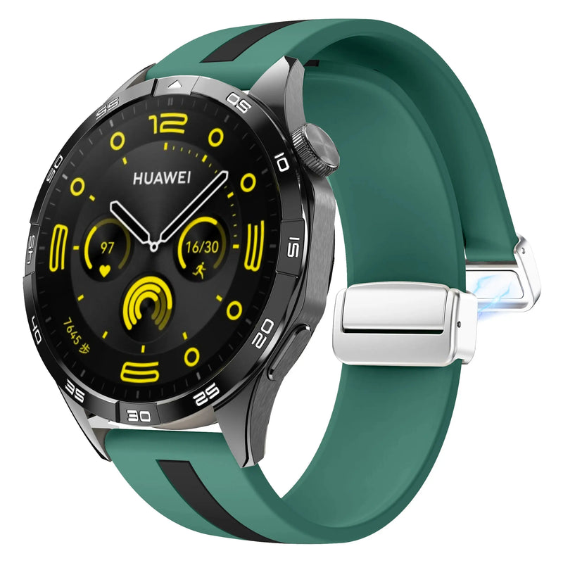 20mm 22mm Magnetic Buckle Strap for Samsung Galaxy Watch 6/5/4 Huawei GT4/3/2 Pro Garmin Vivoactive4 - STRAPS
