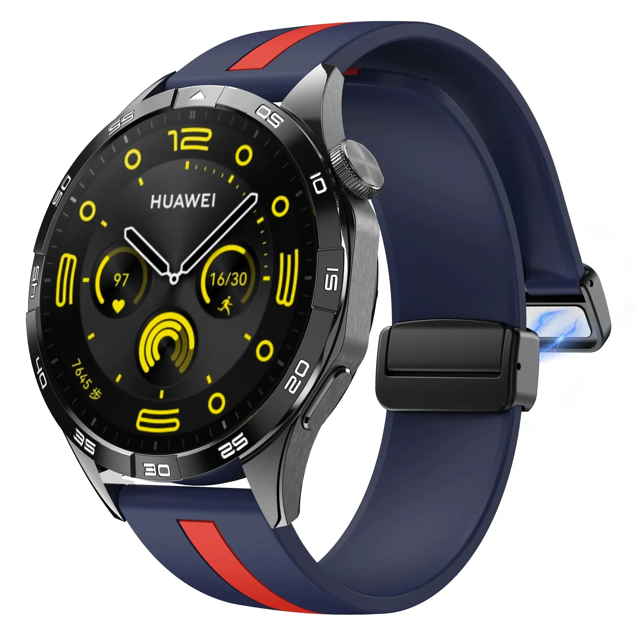 20mm 22mm Magnetic Buckle Strap for Samsung Galaxy Watch 6/5/4 Huawei GT4/3/2 Pro Garmin Vivoactive4 - STRAPS