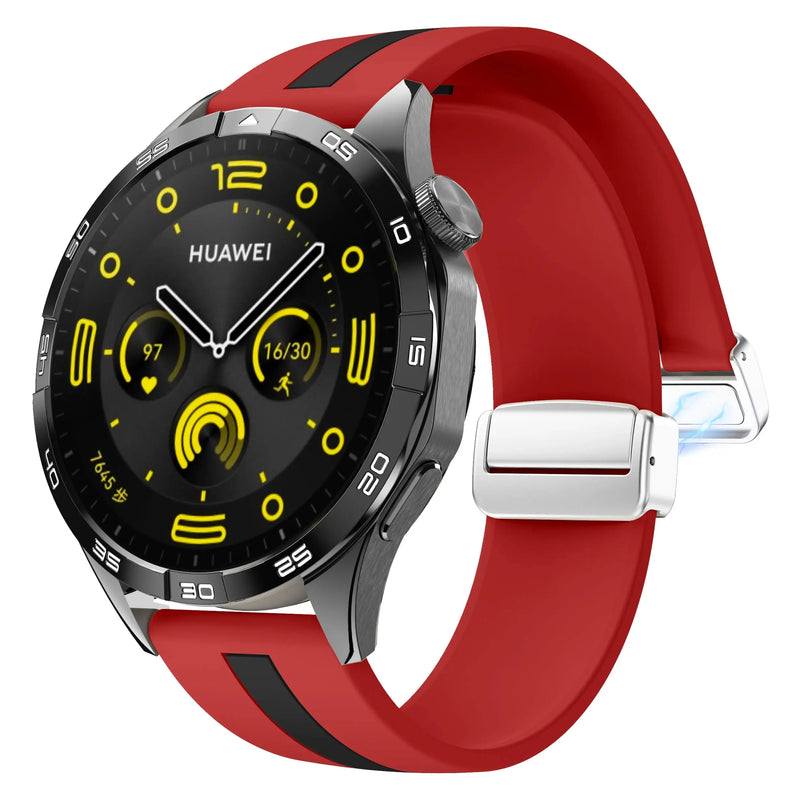 20mm 22mm Magnetic Buckle Strap for Samsung Galaxy Watch 6/5/4 Huawei GT4/3/2 Pro Garmin Vivoactive4 - STRAPS