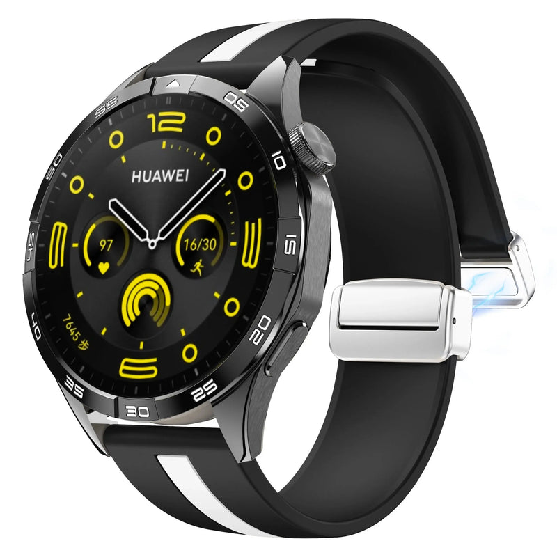 20mm 22mm Magnetic Buckle Strap for Samsung Galaxy Watch 6/5/4 Huawei GT4/3/2 Pro Garmin Vivoactive4 - STRAPS