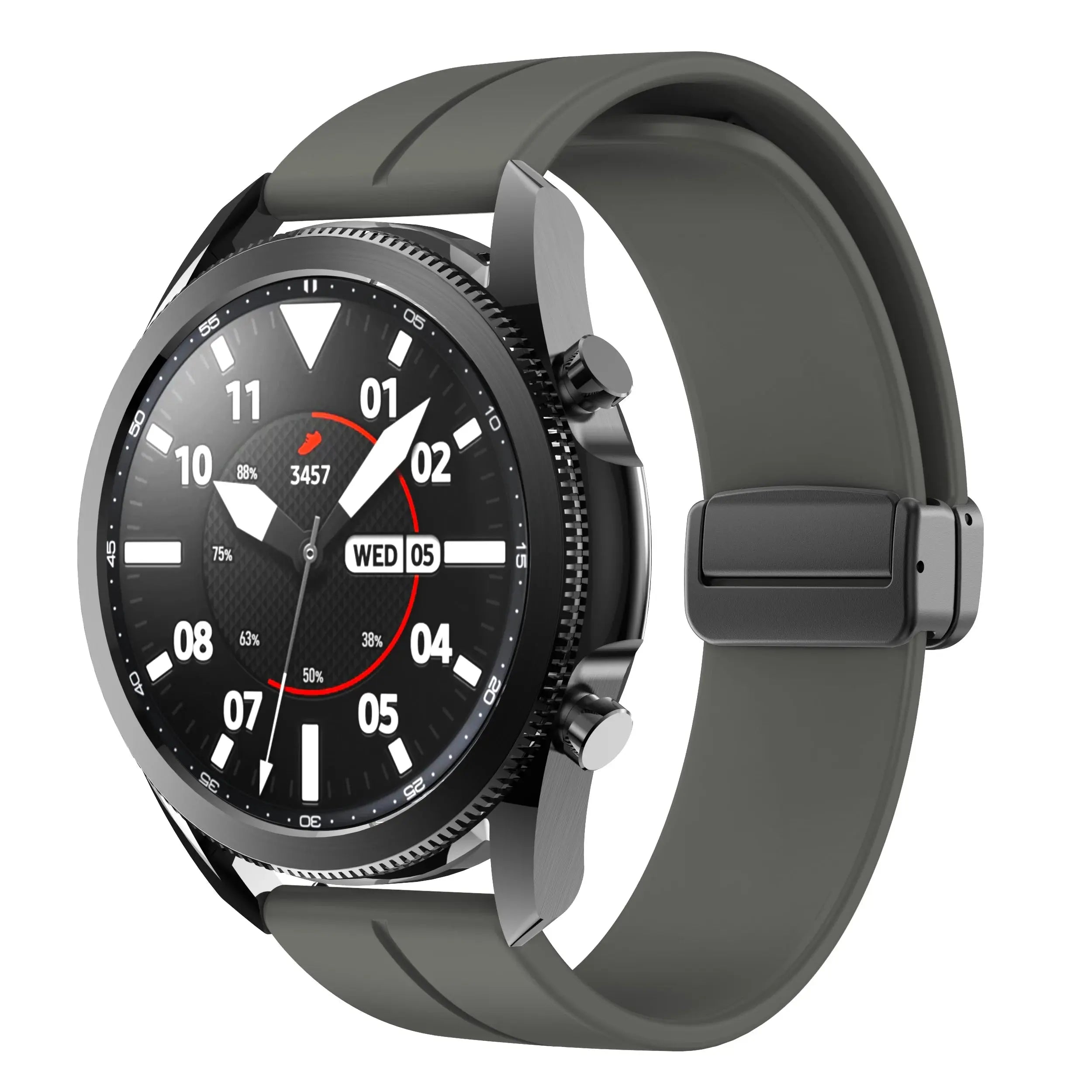 20mm 22mm Magnetic Buckle Strap for Samsung Galaxy Watch 6/5/4 Huawei GT4/3/2 Pro Garmin Vivoactive4 - STRAPS