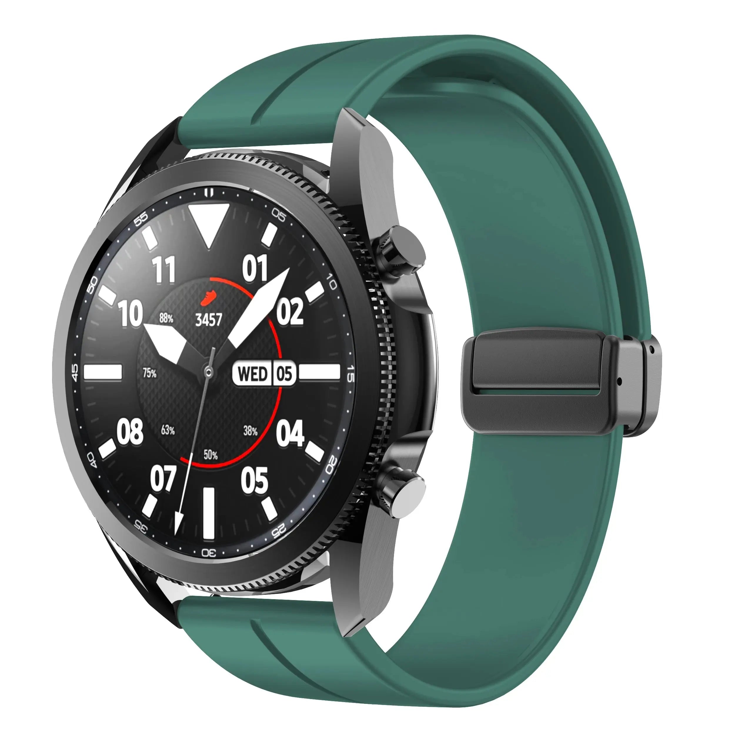 20mm 22mm Magnetic Buckle Strap for Samsung Galaxy Watch 6/5/4 Huawei GT4/3/2 Pro Garmin Vivoactive4 - STRAPS